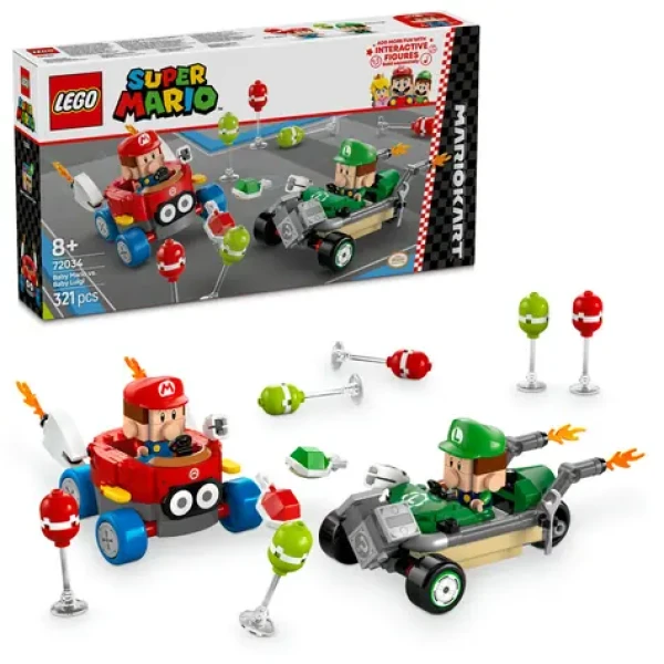 LEGO® Super Mario 72034 Mario Kart - Baby Mario vs. Baby Luigi