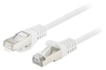 Lanberg CAT6 FTP 3M biela / Patch kábel / RJ45-RJ45 / Fluke Passed / 10 ks (PCF6-20CC-0300-S)