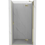MEXEN/S - Mist-H sprchové dvere krídlové pravé 100, transparent, zlatá 8A5-100-000-50-00-P