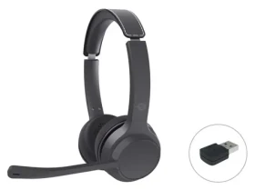 Conceptronic POLONA04BA čierna / Slúchadlá / S mikrofónom / Bluetooth 5.3 / Na uši / Výdrž 44 h (POLONA04BA)