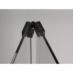 MEXEN/S - Exo sprchovací kút skladacie dvere 100 x 95, transparent, čierna 816-100-095-70-00