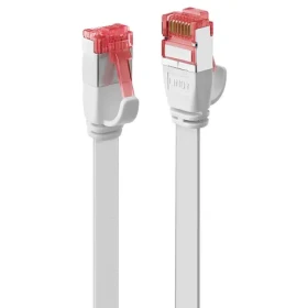 Lindy biela / Patch kábel / Cat 6 U/FTP / Flachband / RJ45-RJ45 / 5 m (47564)