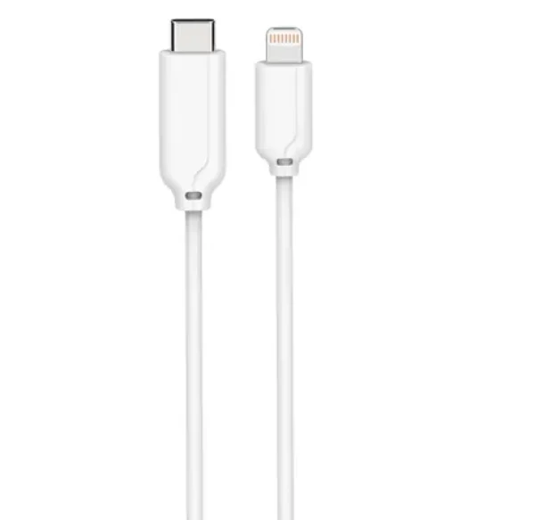 MicroConnect dátový kábel USB-C - Lightning 2m biela (USB3.1CL2)