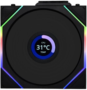 Lian Li Lian Li UNI FAN TL Wireless LCD Lüfter, ARGB, PWM - Reverse Blade, 120mm, schwarz