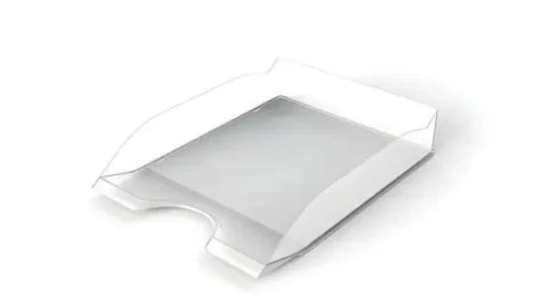 Durable Basic transparentný / Odkladač na dokumenty / A4 / stohovateľný / kapacita 500 listov (1701674400)