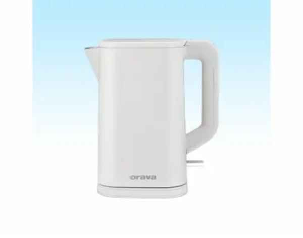 Orava VK-4412 W bielo-strieborná / Sklenená varná kanvica / 1.7L / 2200W / podsvietenie (VK-4412 W)