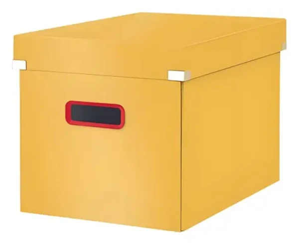 Leitz Krabica ClickStore Cosy teplá žltá / Veľkosť L (A4) / Skladacia / Kartón (53470019)