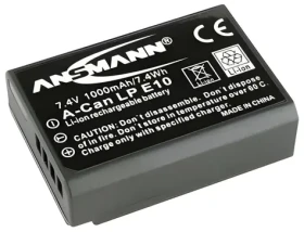 Ansmann A-Can LP-E10 / Akumulátor / náhrada Canon LP-E10 / Li- ION (1400-0018)