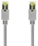 Nedis CAT7 S/FTP sivá / Patch kábel / 10 m / LSZH / Okrúhly / Snagless (CCBW85420GY100)