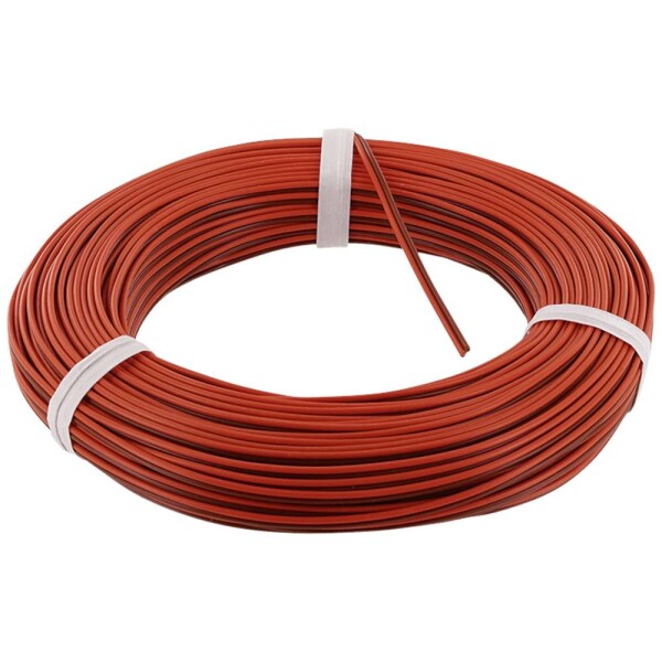 Econ connect KZL2X014RTBR25 opletenie / lanko 2 x 0.14 mm² červená, hnedá 25 m; KZL2X014RTBR25