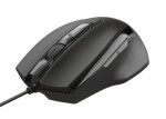 Trust Voca Comfort Mouse čierna / Optická myš / 2400DPI / 6 tlačidiel / USB / 1.6m (23650-T)