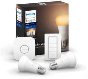 Philips Hue WA E27 8.5W 2ks štartér kit / múdra LED žiarovka / 2200-6500 K / stmievateľná (929002216999)