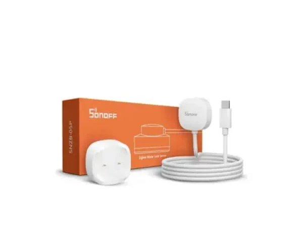 Sonoff SNZB-05P Zigbee senzor úniku vody a detekčný kábel WLDC200 biela (SONOFF-SNZB-05P-DC-2)
