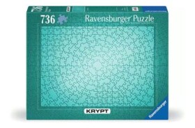 Ravensburger Krypt Puzzle: Metalická mätová