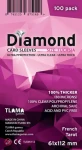 TLAMA hry Obaly na karty Diamond Fuchsia: French Tarot (61x112 mm)