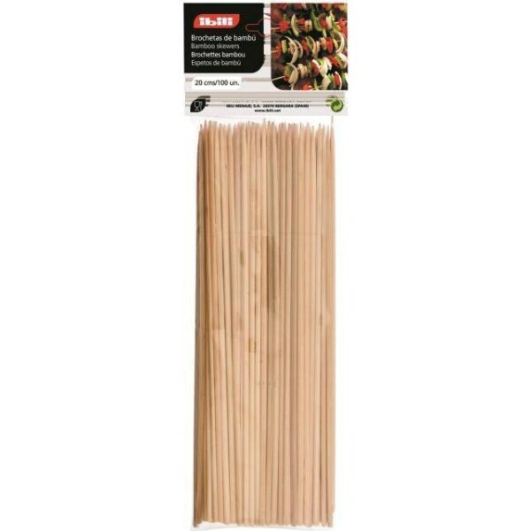 Grilovacie špízy bambusové 20 cm set – 100 ks - Ibili - Ibili