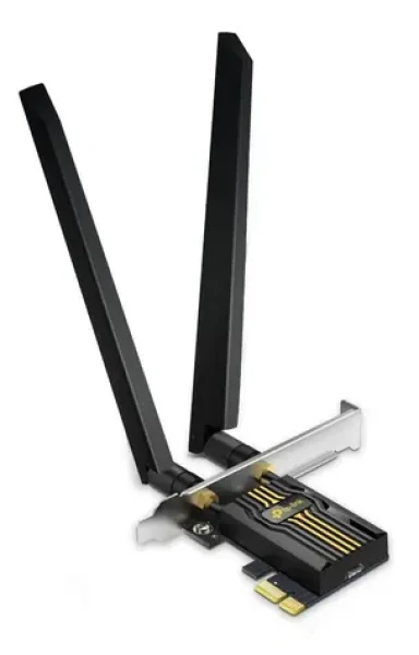 TP-LINK Archer TBE400E čierna / Wi-Fi 7 Bluetooth 5.4 PCIe Adaptér / Tri-Band / 2.4GHz 688 Mbps / 5GHz 2882 Mbps / 6GHz 2 (Archer TBE400E)