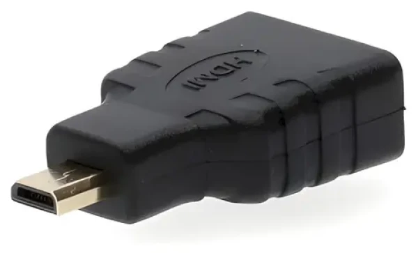 Nedis čierna / Adaptér HDMI - micro HDMI / pozlátené konektory / priamy (CVGB34907BK)