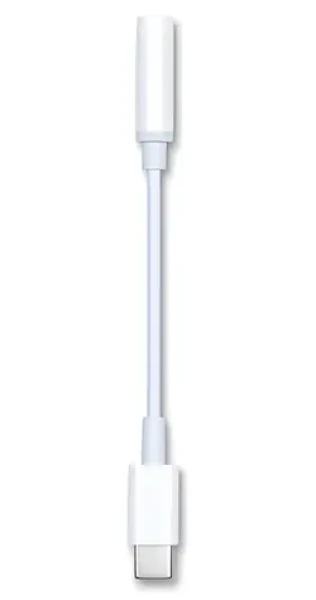 2GO biela / Audio adaptér / USB-C na 3,5 mm jack / 20 cm (797008)