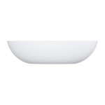 OMNIRES - SHELL M+ umývadlo na dosku, 60 x 35 cm biela mat /BM/ SHELLUNBM