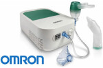 Omron DuoBaby (C301-E) biela / Kompresorový inhalátor s nosnou odsávačkou / zásobník na lieky 12ml (4015672110342)