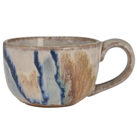 Ib Laursen Keramický hrnček Trosa Blue Texture 160 ml