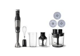 Philips HR2685/00 nerez/čierna / Tyčový mixér / 1200 W / sekáčik 1 l / misa 1,7 l / šľahač / 2 rýchlosti (HR2685/00)