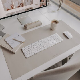 Eulenschnitt Podložka na pracovní stůl Heart Taupe 80 x 40 cm