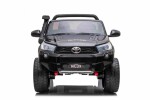 Mamido Mamido Detské elektrické autíčko Toyota Hilux 2x24V7Ah | 4x200W | 4x4 | pre 2 deti | ECO koža | EVA kolesá čierne