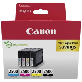 Canon CANON PGI-2500 Ink Cartridge BK/C/M/Y MULTI