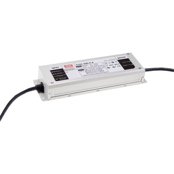 MEAN WELL ELGC-300-L-AB LED driver konštantný výkon 301.6 W 1.3 - 2 A 116 - 232 V/DC stmievateľný, stmievací funkcie 3v1, nastaviteľný, PFC spínacie obvod,; ELGC-300-L-AB