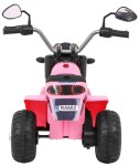 Mamido Detská elektrická motorka Minibike ružová