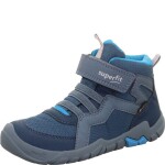 Chlapčenská celoročná barefoot obuv Superfit TRACE GTX Blue/Turquoise 1-006034-8020 - 28
