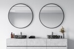 INVENA - Umývadlo na dosku FLORINA TREND 51cm mramor/grafit mat CE-40-723-C