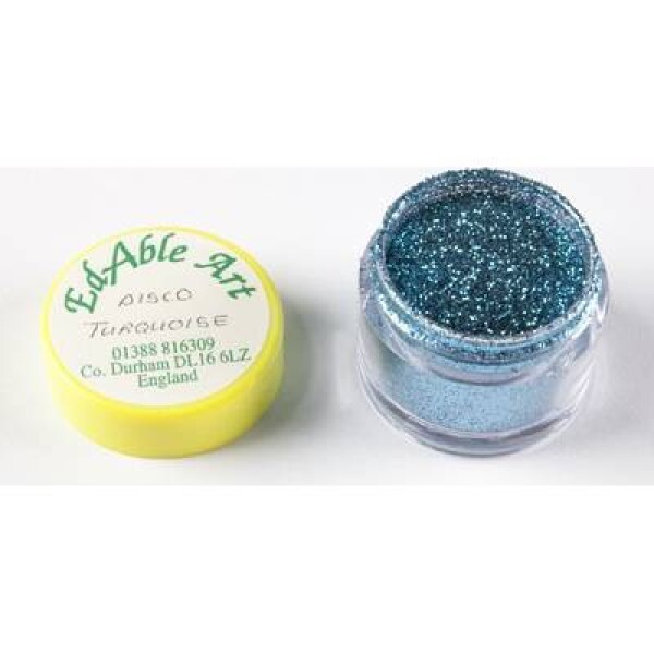 Trblietak dekoračný disco Turquoise - Edable Art - Edable Art