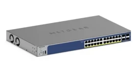 Netgear GS728TX / Switch / 24× 10/100/1000 Mbps / 4× SFP+ / SMART L2+ / bez PoE (GS728TX-300EUS)