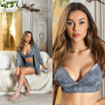 Sexy Koucla Musthave Glitter Crop Top Bralette Einheitsgroesse