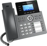 Grandstream GRP2604P / VoIP telefón / 6x SIP účet / 2,48 "LCD displej / 10 BLF tlačidiel / 2x Gigabit LAN / PoE (GRP2604P)