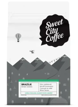 Sweet City Coffee Brazília Santos 250 g / Zrnková káva (002-NB)