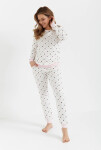 Pyžamo Cana 435 Interlock long/r S-XL ecru XL