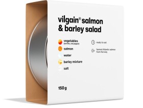 Vilgain Lososový šalát – s jačmennými krúpami 150 g