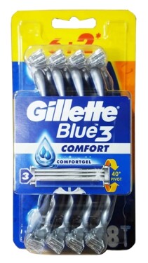 GILLETTE Blue3 comfort pánsky jednorazový holiaci strojček 8 ks
