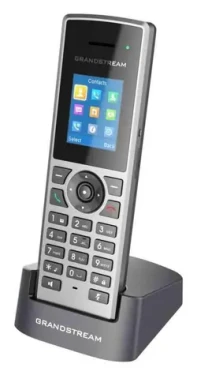 Grandstream DP722 strieborná-čierna / VoIP telefón DECT / 10 SIP účtov / 1,8 "farebný displej (DP722)