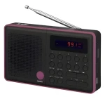 Prenosné rádio Pliszka čierne / Rádio / FM / USB (PLISZKA)
