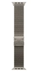 Apple Watch Milanese Loop 49 mm Natural Titanium veľ. S / Remienok milánsky ťah / Titan / 130-160 mm (MGHN4ZM/A)
