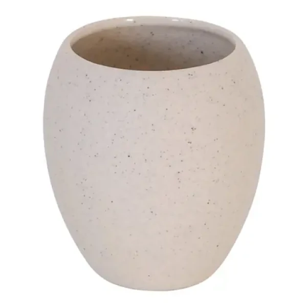 MSV MANALI kelímok na zubné kefky béžový / keramika (3700703947561)