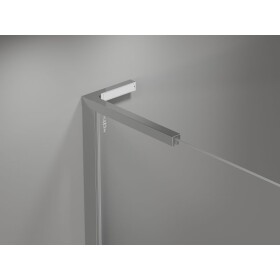 MEXEN/S - Mist L sprchové dvere krídlové 155, transparent, chróm 8A4L-155-001-01-00