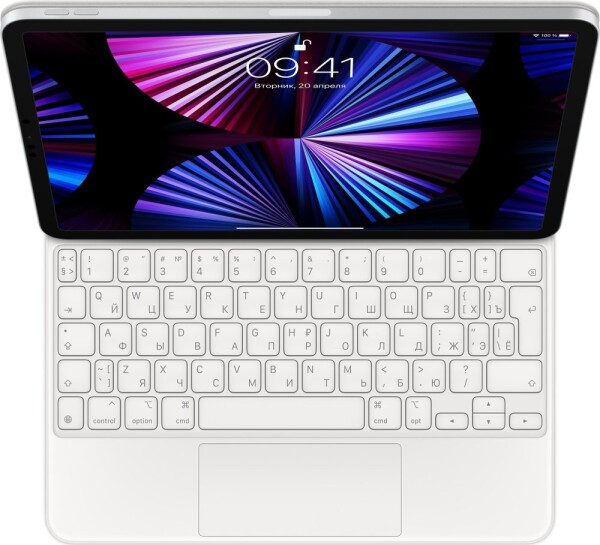 Apple Apple Magic Keyboard for iPad Air 11" M2 (+4th,5th gen) | 11" iPad Pro (1st-4th gen) - RUS White