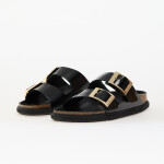 Tenisky Birkenstock Arizona Droplet Buckle Natural Leather Patent High-Shine Black EUR 39