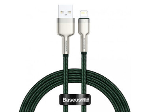 Baseus CALJK-A06 Kábel USB-A (M) - Lightning (M) 1 m zelená (CALJK-A06)